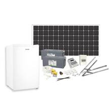 Solcellspaket 200W med 12V 110L kylskåp