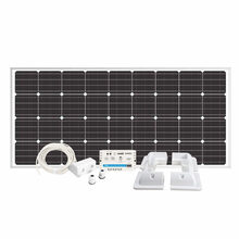 Solcellspaket Caravan 160W PWM, hörn